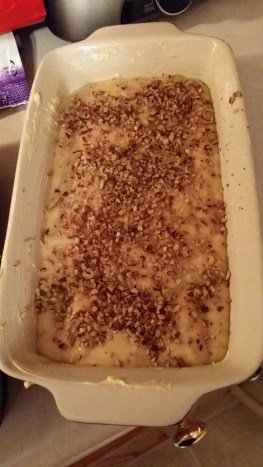 Before baked banana bread